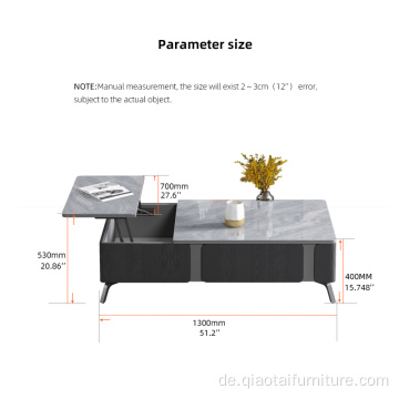 Modernes platzsparendes multifunktionales Couchtisch-Set